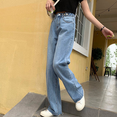 Pantalones Anchos Cintura Alta con Corte Slim Elegante - Image 3