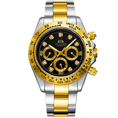 Reloj Automático Multifuncional con Esfera de Diamante Luminosa y Correa de Acero - Image 41