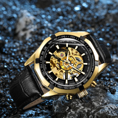 Reloj Mecánico Automático con Diseño Calado - Image 8