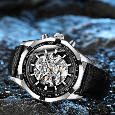 Reloj Mecánico Automático con Diseño Calado - Image 5
