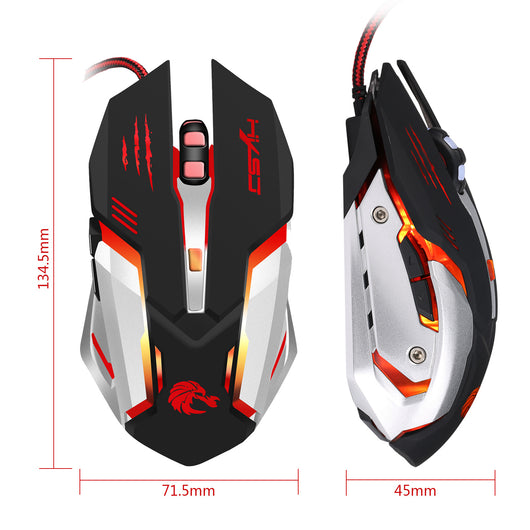 Ratón Gaming Mecánico S100 con Iluminación RGB - Image 5