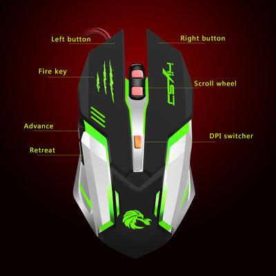 Ratón Gaming Mecánico S100 con Iluminación RGB - Image 6