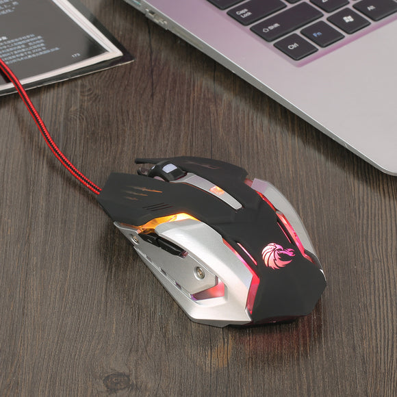 Ratón Gaming Mecánico S100 con Iluminación RGB