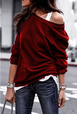 Blusa Clásica de Cuello Redondo y Manga Larga - Image 6