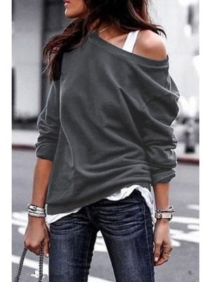 Blusa Clásica de Cuello Redondo y Manga Larga - Image 4