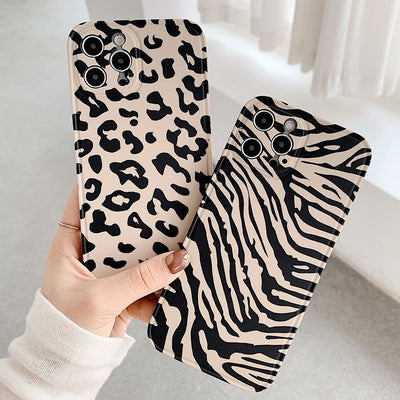 Funda Protectora TPU con Diseño Estampado Leopardo Compatible con Apple - Image 7