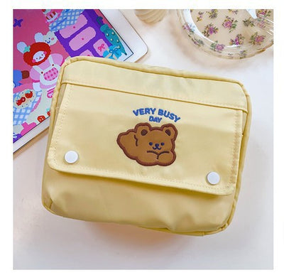 Estuche Organizador Bentoy Milkjoy con Diseño Osito - Gran Capacidad para Útiles y Almacenamiento - Image 2