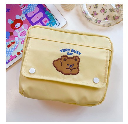Estuche Organizador Bentoy Milkjoy con Diseño Osito - Gran Capacidad para Útiles y Almacenamiento