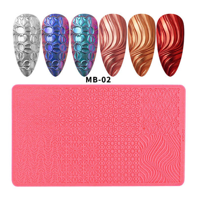 Plantilla de Silicona para Estampado de Uñas - Image 17