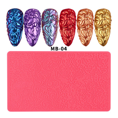 Plantilla de Silicona para Estampado de Uñas - Image 12