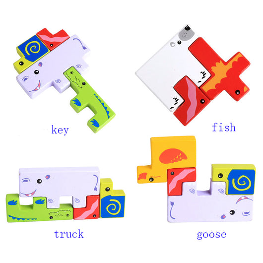 Puzzle Creativo de Animales con Bloques de Construcción - Image 10