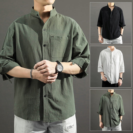 Camisa de Verano Holgada Talla Plus con Mangas 3/4 - Image 8