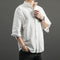 Camisa de Verano Holgada Talla Plus con Mangas 3/4