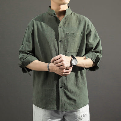 Camisa de Verano Holgada Talla Plus con Mangas 3/4 - Image 5