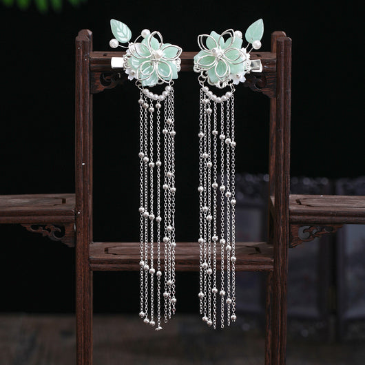 Corona Hanfu con Pasadores Decorativos Estilo Antiguo - Juego Completo - Image 6