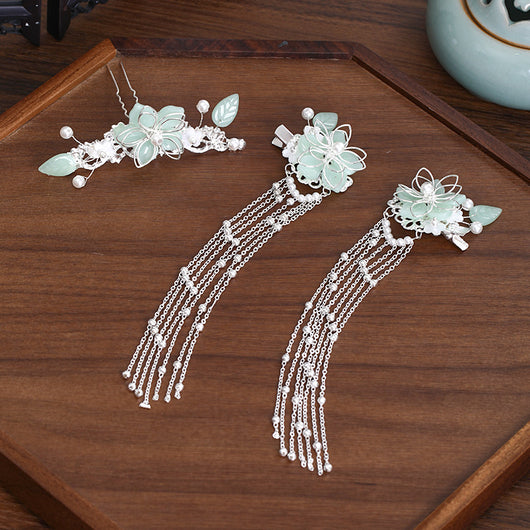 Corona Hanfu con Pasadores Decorativos Estilo Antiguo - Juego Completo - Image 8