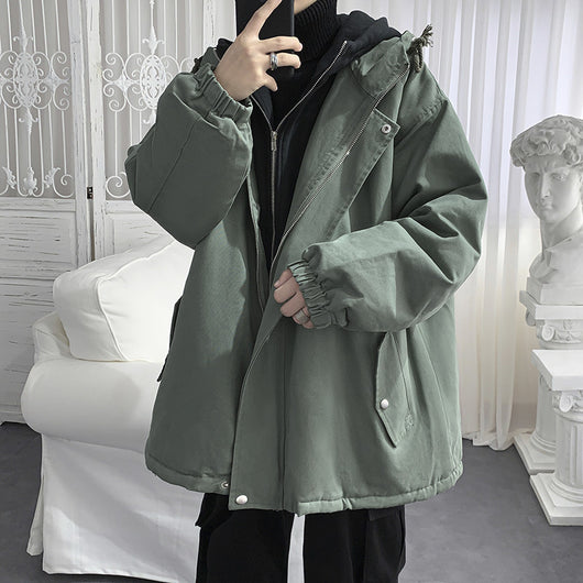 Chaqueta de Trabajo Oversized Fusión Hong Kong-Coreana - Image 9