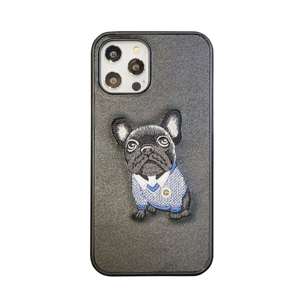 Funda Protectora para Teléfono con Diseño de Bulldog Adorable