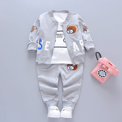 Conjunto Infantil Estilo Vaquero para Otoño - 3 Piezas - Image 2