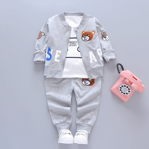 Conjunto Infantil Estilo Vaquero para Otoño - 3 Piezas