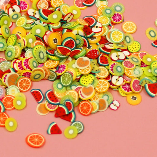 Kit de 1000 Piezas de Arcilla Suave Frutas y Accesorios para Uñas DIY - Image 4