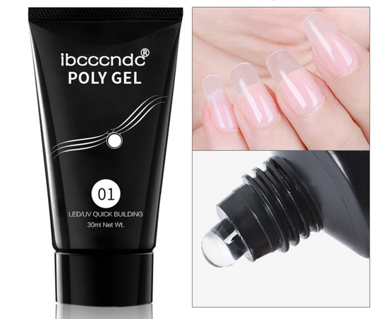 Extensiones de Uñas Transparentes con Pegamento de Estado Sólido - Caja de 100 Piezas - Image 3