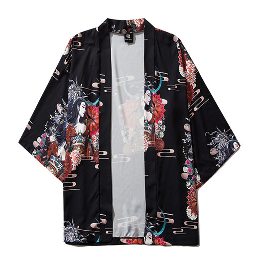 Bata Kimono Suelta de Lino - Image 3