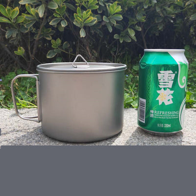 Taza Plegable de Titanio Puro para Camping y Aventuras al Aire Libre - Image 8