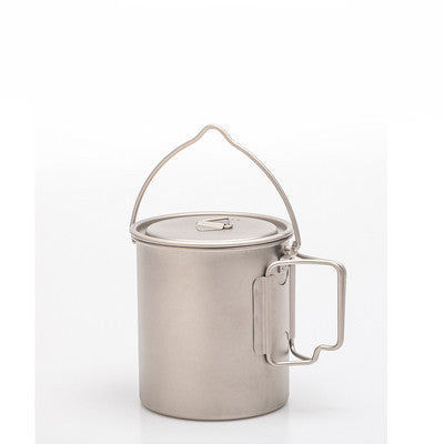 Taza Plegable de Titanio Puro para Camping y Aventuras al Aire Libre - Image 6