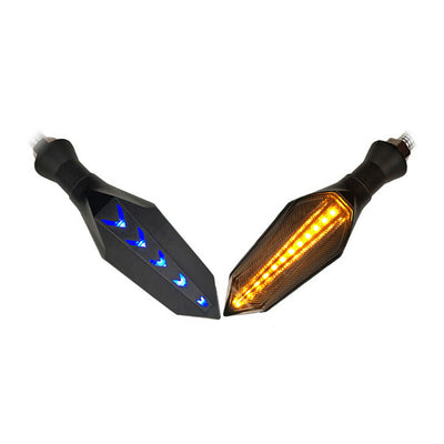 Direccionales LED Secuenciales para Motocicleta - Flecha Dinámica Bicolor - Image 9
