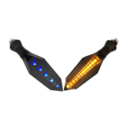 Direccionales LED Secuenciales para Motocicleta - Flecha Dinámica Bicolor