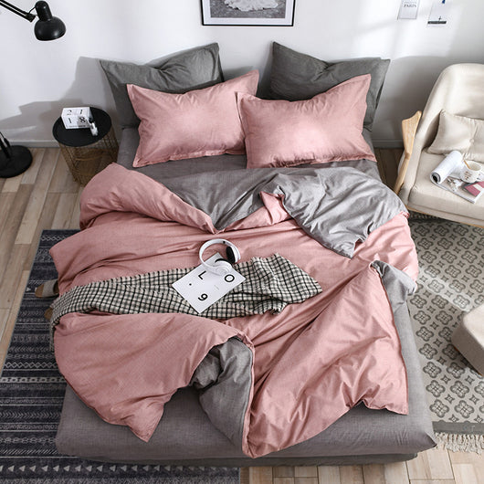 Juego de Cama 4 Piezas Algodón Coreano para Estudiantes y Dormitorios - Image 6