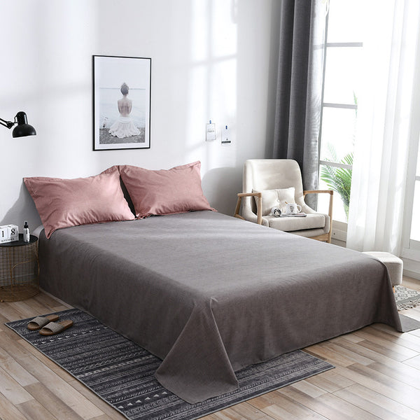 Juego de Cama 4 Piezas Algodón Coreano para Estudiantes y Dormitorios