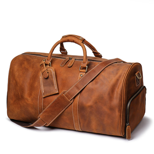 Bolsa de Mano Premium en Cuero Genuino de Primera Capa - Gran Capacidad - Image 9