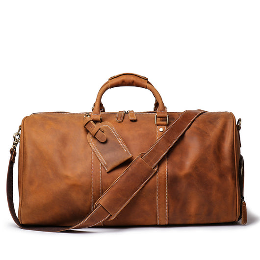 Bolsa de Mano Premium en Cuero Genuino de Primera Capa - Gran Capacidad - Image 8