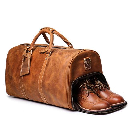 Bolsa de Mano Premium en Cuero Genuino de Primera Capa - Gran Capacidad - Image 6