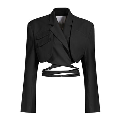 Conjunto de Falda Asimétrica con Cintura Ajustable - Estilo Street Fashion - Image 11