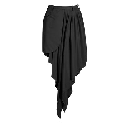 Conjunto de Falda Asimétrica con Cintura Ajustable - Estilo Street Fashion - Image 6