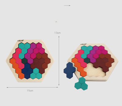 Rompecabezas Hexagonal de Madera - Image 8