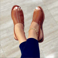 Sandalias y Pantuflas de PU para Mujer - Diseño Minimalista y Cómodo - Image 3
