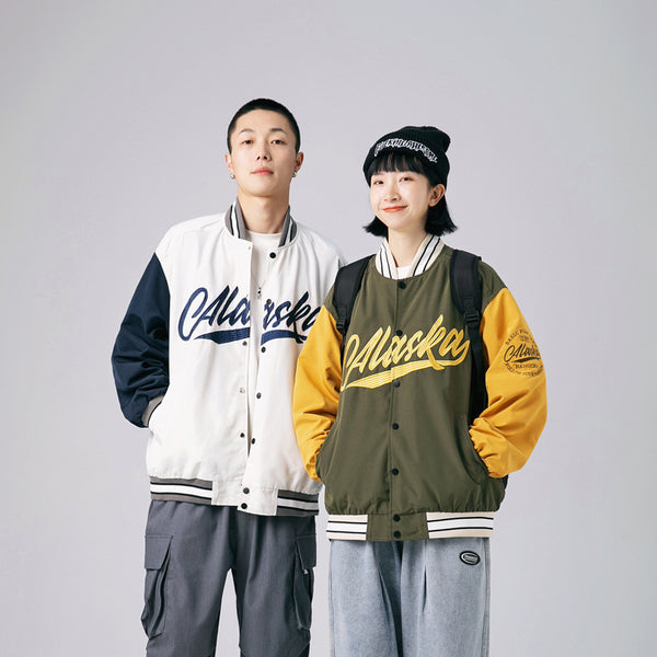 Jersey de Béisbol de Algodón con Bordado Japonés
