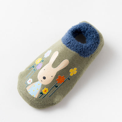 Calcetines Antideslizantes de Terciopelo con Diseños Infantiles para Bebés y Niños Pequeños - Image 23