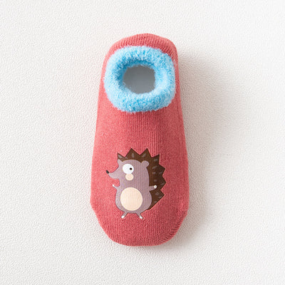 Calcetines Antideslizantes de Terciopelo con Diseños Infantiles para Bebés y Niños Pequeños - Image 30
