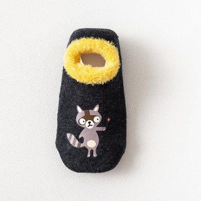 Calcetines Antideslizantes de Terciopelo con Diseños Infantiles para Bebés y Niños Pequeños - Image 29