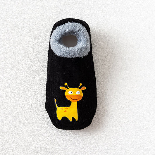 Calcetines Antideslizantes de Terciopelo con Diseños Infantiles para Bebés y Niños Pequeños - Image 31
