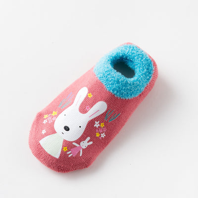 Calcetines Antideslizantes de Terciopelo con Diseños Infantiles para Bebés y Niños Pequeños - Image 28