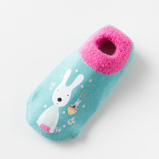 Calcetines Antideslizantes de Terciopelo con Diseños Infantiles para Bebés y Niños Pequeños - Image 2