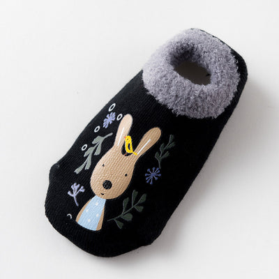 Calcetines Antideslizantes de Terciopelo con Diseños Infantiles para Bebés y Niños Pequeños - Image 4