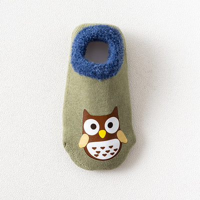 Calcetines Antideslizantes de Terciopelo con Diseños Infantiles para Bebés y Niños Pequeños - Image 6