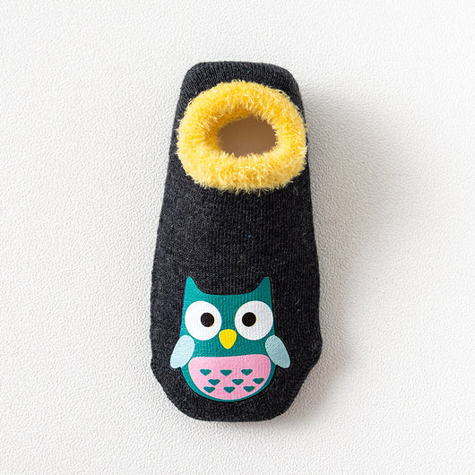 Calcetines Antideslizantes de Terciopelo con Diseños Infantiles para Bebés y Niños Pequeños - Image 10